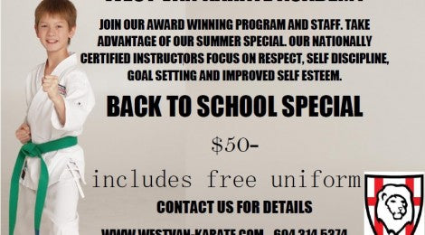 BACK-TO-SCHOOL SPECIAL!